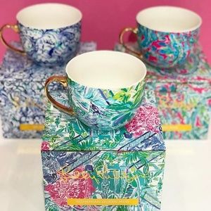 Lilly Pulitzer Cappuccino Mugs